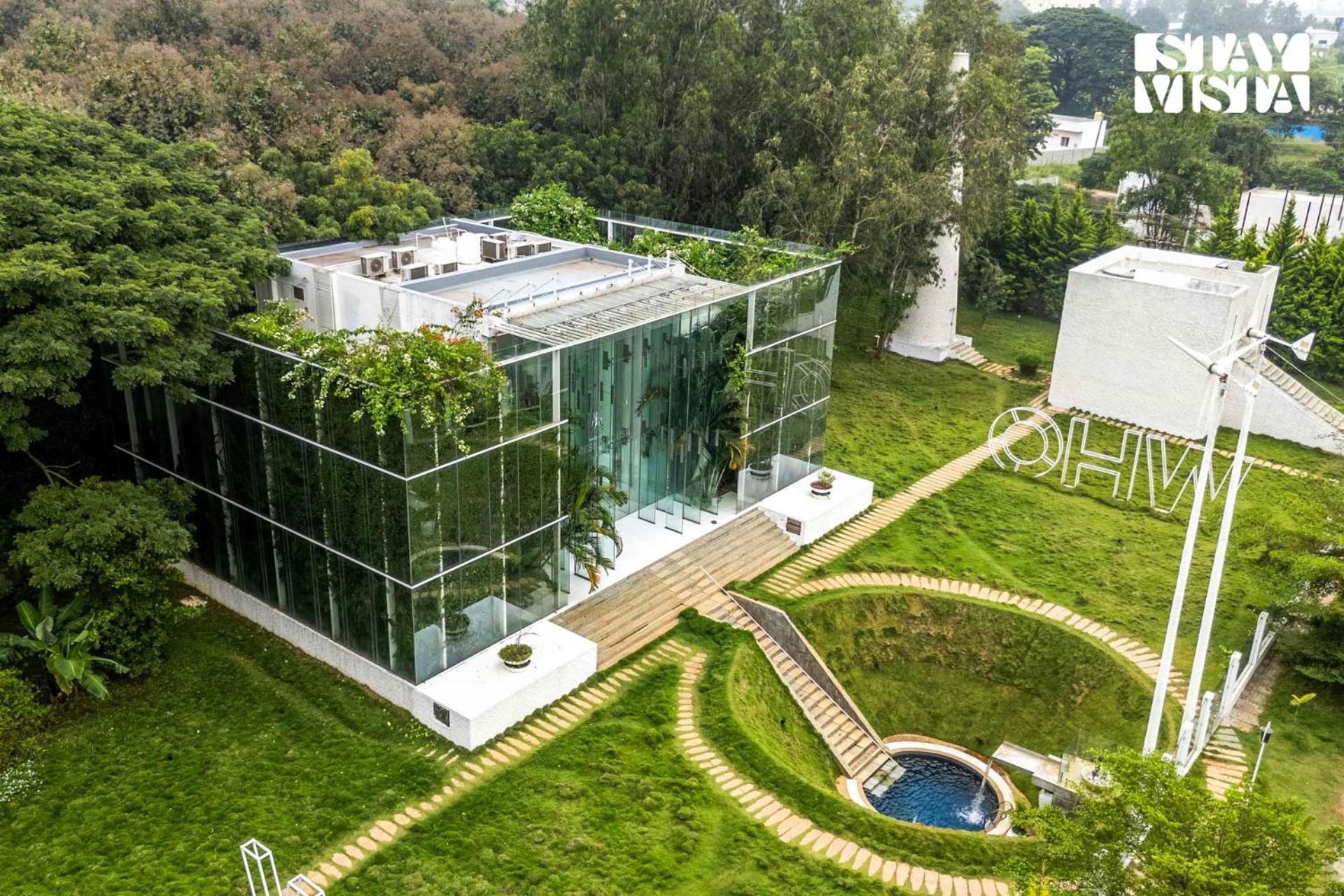 The Crystal Hall India'S Only All Glass Villa Bangalore Ngoại thất bức ảnh